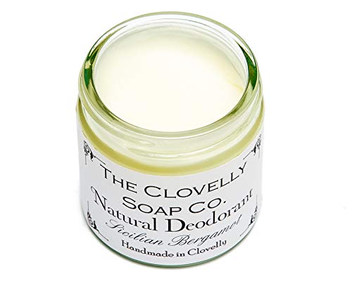 Clovelly Soap Co Bálsamo Desodorante Natural de Bergamota Siciliana Tarro de Cristal 60g