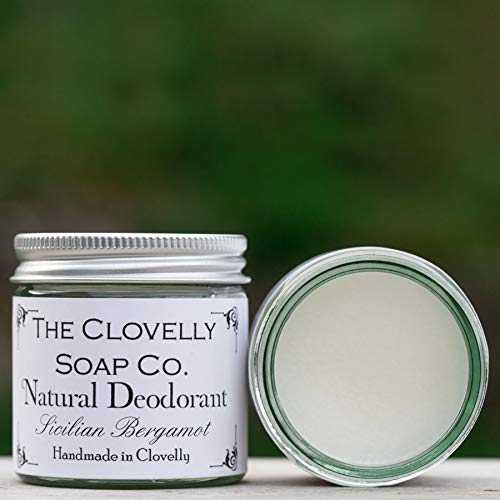 Clovelly Soap Co Bálsamo Desodorante Natural de Bergamota Siciliana Tarro de Cristal 60g