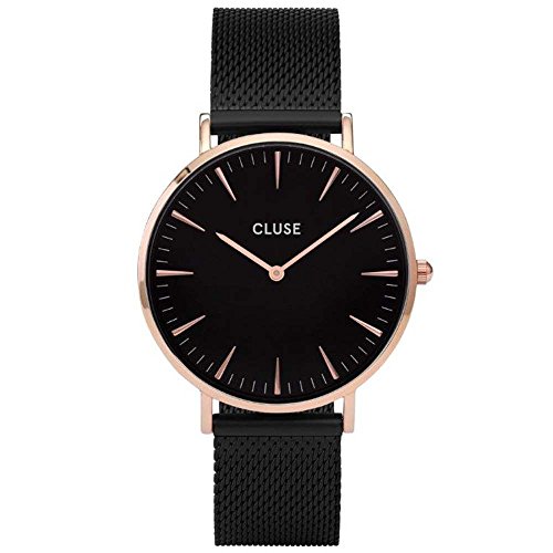 CLUSE Reloj Analógico para Mujer de Cuarzo con Correa en Acero Inoxidable CL18034