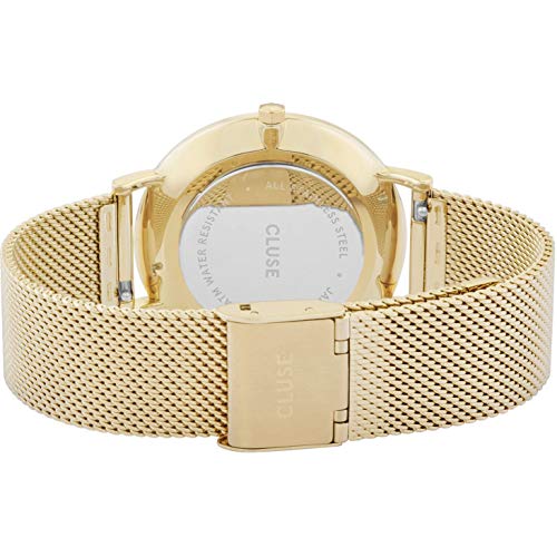 CLUSE Reloj Analógico para Mujer de Cuarzo con Correa en Acero Inoxidable CW0101201009