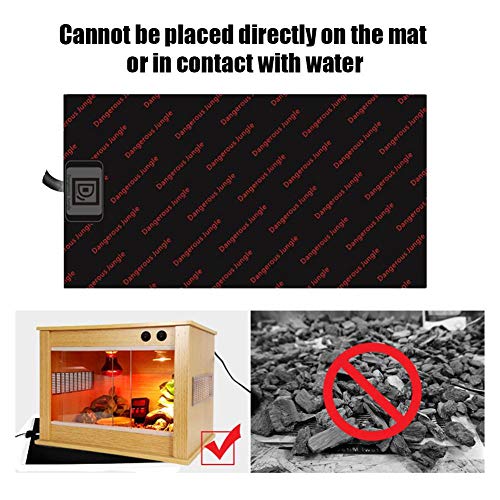 cming Manta Termica Reptiles Almohadilla Eléctrica para Terrario Reptiles Tortuga Serpientes Lagartos Geckos Arañas - Enchufe de la UE - 23W/46W/86W/130W/163W