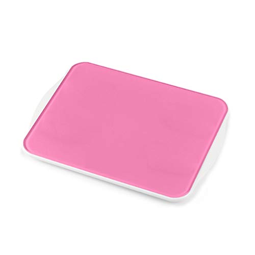 CML HomRe Medición precisa Familia electrónica Escala de Salud Adulto Que Pesa multifunción de Alta precisión de Cristal Templado Báscula Diseño portátil (Color : Pink)