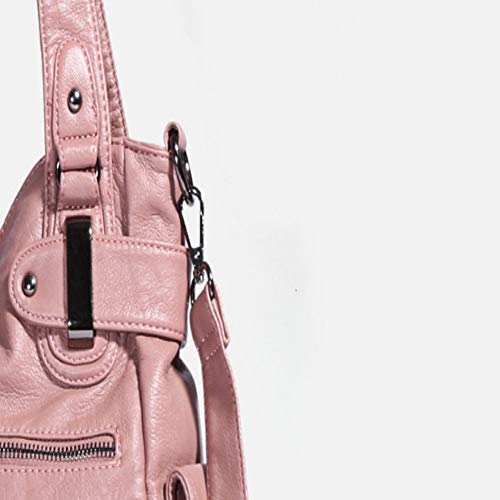 CMZ Mochila Bolso de Mujer Tendencia Multifuncional Bolso de Hombro Lavable de Gran Capacidad para Mujer Bolso de Hombro Simple de Moda para Mujer