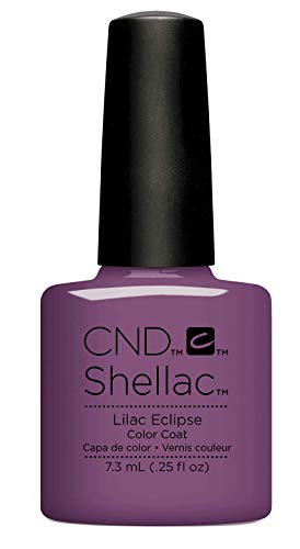 CND Shellac, Gel de manicura y pedicura (Tono Lilac Eclipse Nightspell) - 7.3 ml.