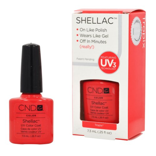 CND Shellac, Gel de manicura y pedicura (Tono Tropix) - 7.3 ml.