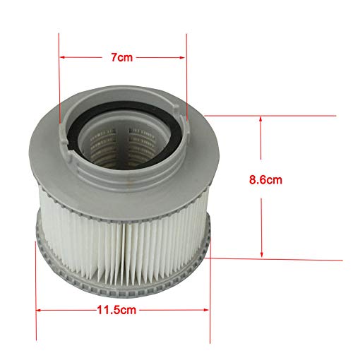 Cobeky - Filtro hinchable para piscinas y jacuzzi