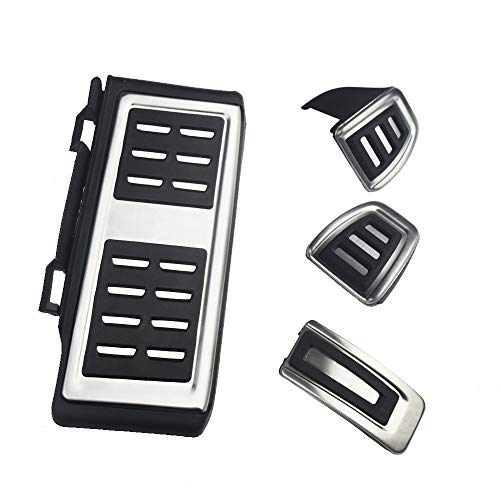 Coche Combustible Freno Muerto Cubierta del Pedal DSG/for los Seat Leon 5F MK3 / Ajuste for Skoda/Ajuste for Octavia A7 / for VW Golf GTI 7 / Ajuste for Passat B8 Polo (Color Name : Black)