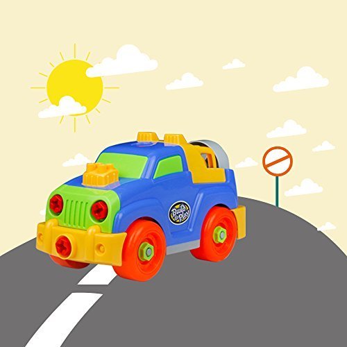Coche de Carreras Juguete Desmontable Juguetes Educativos de Construcción con Kit Desmontar y Ensamblar Coche Desmontable Niño 3 4 5 Años
