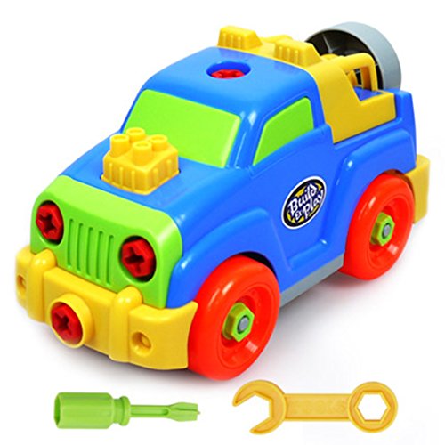 Coche de Carreras Juguete Desmontable Juguetes Educativos de Construcción con Kit Desmontar y Ensamblar Coche Desmontable Niño 3 4 5 Años