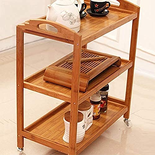 Cocina Microondas Bastidores de suelo extraíbles multi-capa estante del pote cocina de la plataforma de almacenamiento de almacenamiento de almacenamiento de cocina Taburete cambiar zapatos