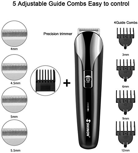 Cocoda Maquina Cortapelo Hombre, Sin Cable Multi 6 en 1 Maquina Cortar Pelo Electrica con Recortador de Barba Profesional/Cabello/Nariz/Oreja/Bigote/Cuerpo: el Mejor Regalo para Papá Marido Novio