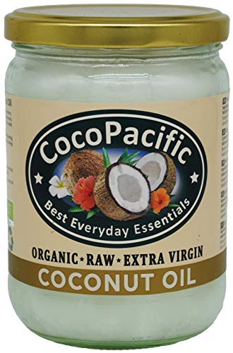 CocoPacific - Aceite de coco virgen extra bio y crudo, 500 ml