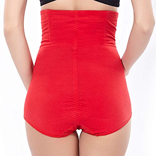 Cocoty-store 2019 Mujer Body Faja Reductora Modeladora Abdomen Cintura Corsé Bodysuit Postparto Adelgazantes Underbust sin Costuras Escote por Debajo del Pecho Control de Barriga(Rojo,XXXXXL)