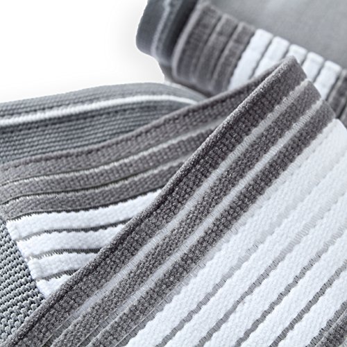 Codera ancha de sujeción (1 Unidad) - Tejido ligero, elástico y transpirable - Tira de compresión ajustable - Marca Neotech Care - Gris (Talla M)
