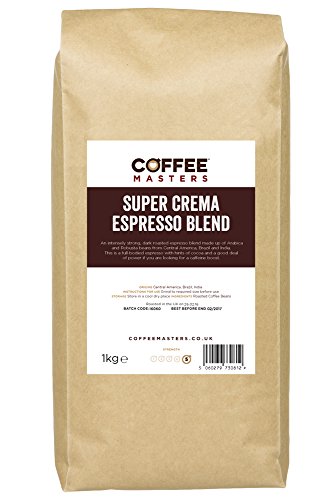 Coffee Masters Granos de Café Super Cremoso Espresso 1kg