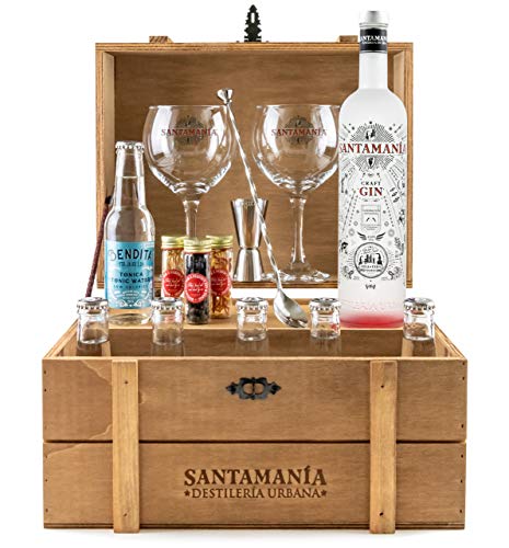 Cofre Gin Tonic Premium - SANTAMANIA Craft Gin