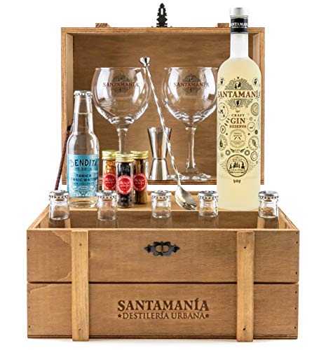 Cofre Gin Tonic Premium - SANTAMANIA Gin Reserva