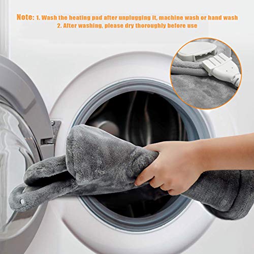 Cojín De Calefacción Para El Alivio Del Dolor De Espalda, 22 "X37" Extra Grande Cojín De Calefacción Con Apagado Automático, 6 Temperatura, Para El Alivio Del Dolor De Hombro/Cuello/Abdomen/Cintura