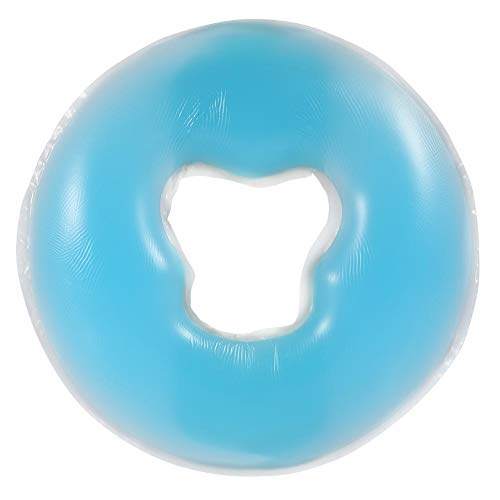 Cojín de gel para la cara, viscoelástico, para el reposacabezas o las ranuras de la nariz de la camilla de masaje, lavable y fácil de limpiar, 1 pieza