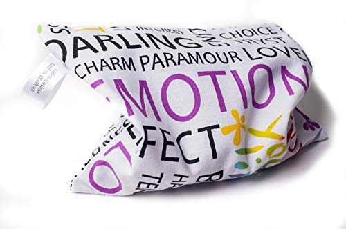 Cojín de huesos de cereza, 20 x 20 cm, cojín de calor, cojín de frío, cojín de masaje, cojín de grano, alternativa ecológica a la bolsa de agua caliente