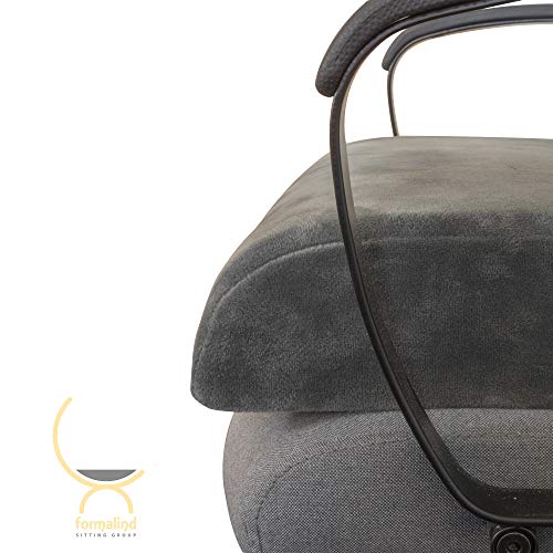 Cojín Ortopédico XL, Sedación Para la Espalda, las Discos Intervertebrales y el Nervio Ciático. Tamañode 45x48 cm y Altura de 9 cm Formalind® Visco-Sistema para la Despresurizaciónn Perfecta.