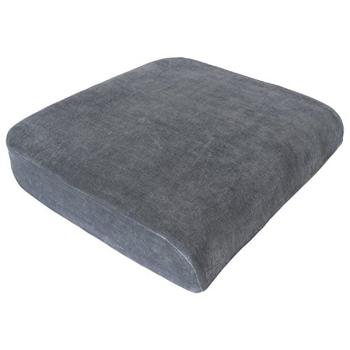 Cojín Ortopédico XL, Sedación Para la Espalda, las Discos Intervertebrales y el Nervio Ciático. Tamañode 45x48 cm y Altura de 9 cm Formalind® Visco-Sistema para la Despresurizaciónn Perfecta.