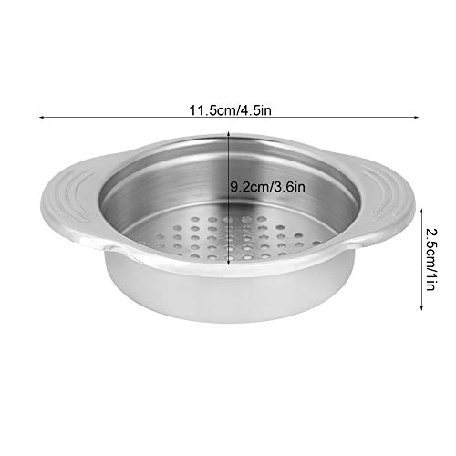 Colador de latas de Alimentos, exprimidor de Aceite de latas de atún de Acero Inoxidable 304 Saludable, para el hogar, Cocina, Drenaje, Agua, Restaurante