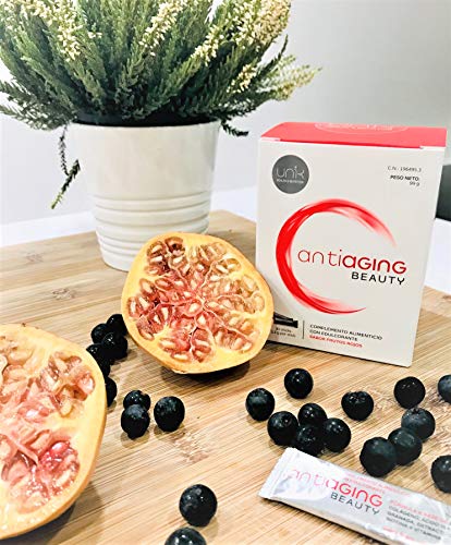 COLÁGENO y ANTIOXIDANTES – ANTIAGING BEAUTY– COLÁGENO VERISOL+HIALURÓNICO+GRANADA+AÇAI+Vit C+BIOTINA – PIEL, CELULITIS, PELO, UÑAS. 30 sticks. FRUTOS ROJOS - LAB UNIK HEALTH & NUTRITION