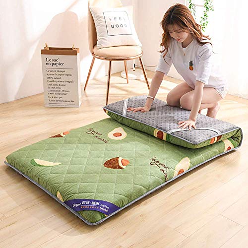 Colchón de Tatami japonés para el Suelo, cómodo Tatami para Dormir, para el Suelo, Plegable, colchón para el Suelo, Suave, para el Dormitorio de Estudiantes, cojín para colchón G 150 × 200 c