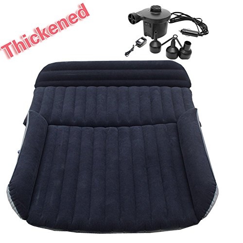 Colchoneta SUV Colchon Inchable Automatico Coche Hinchable Camping para el hogar senderismo al aire libre, Superficie de flocado, rápida Inflación
