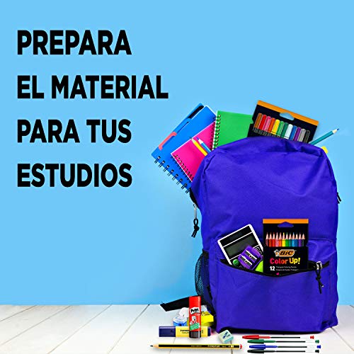 Coleset Pack Material Escolar Secundaria Instituto ESO Educacion Kit Utiles Escolares Set Escolar Lote Materiales Escolares Kawaii Lápices de Colores Rotuladores Boligrafos Bic Papeleria