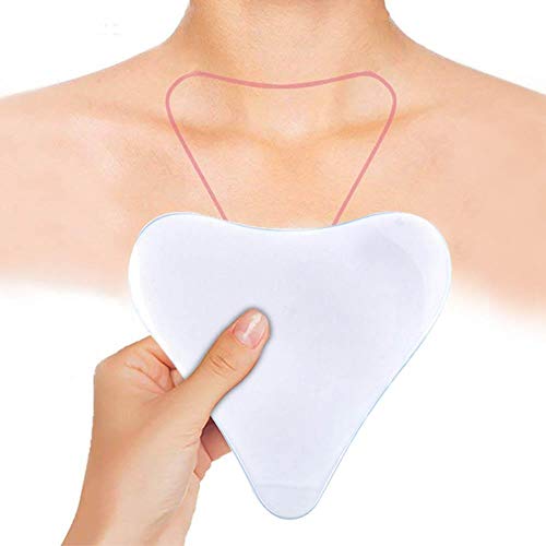 Colinsa silicona en forma de corazón pegatinas de pecho transparente reutilizable amigable con la piel antiarrugas sujetador invisible