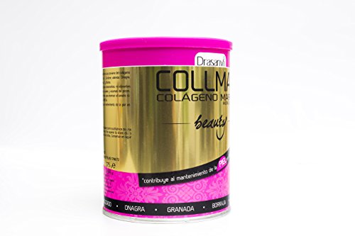 Collmar Beauty 275 g – Colágeno marino hydrolysé enzymatiquement, aceite de onagro, Granada, aceite de Borago, Vitamina C y ácido hialurónico