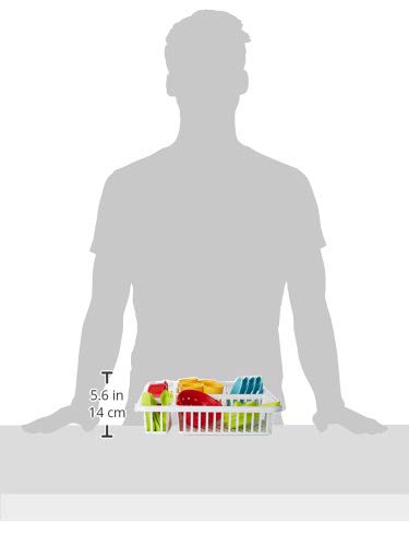 Colorbaby- My Home Colors Escurridor con 35 piezas de menaje, 31 x 29 x 11 cm (43287)