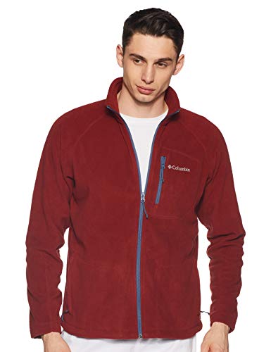 Columbia 1420421, Chaqueta Forro Polar Hombre, Rojo (Red Jasper, Dark Mountain), L