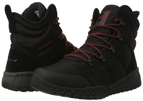 Columbia Fairbanks Omni-Heat Bota de invierno para hombre , Negro(Black, Rusty), 41 EU