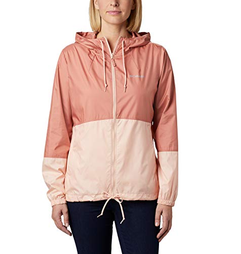 Columbia Flash Forward, Chaqueta cortavientos, Mujer, Rosa (Cedar Blush/Peach Cloud), L