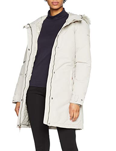Columbia Lindores Chaqueta Impermeable, Mujer, Gris (Light Cloud), S