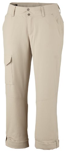 Columbia Mujer Pantalón, Silver Ridge, Castaño (Fossil), Talla: 38
