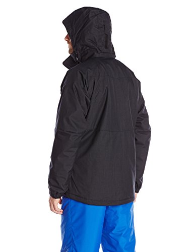 Columbia WM1058 Chaqueta de esquí, Hombre, Negro (Black 010), S