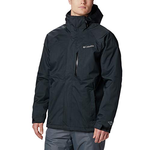 Columbia WM1058 Chaqueta de esquí, Hombre, Negro (Black 010), S
