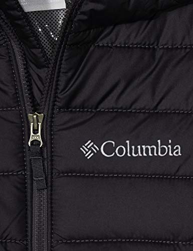 Columbia Youth Powder Lite Chaqueta con Capucha para niño, Niños, Negro, XS