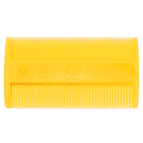com-four® 4X peines para pulgas y piojos, Nissen para Humanos y Animales, 9 x 5 cm (4 Piezas)