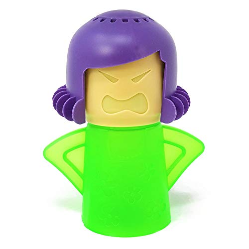 COM-FOUR® limpiador de microondas"suegra malvada" - divertido gadget de cocina"Mama" para cada hogar - limpiador para microondas - regalo divertido