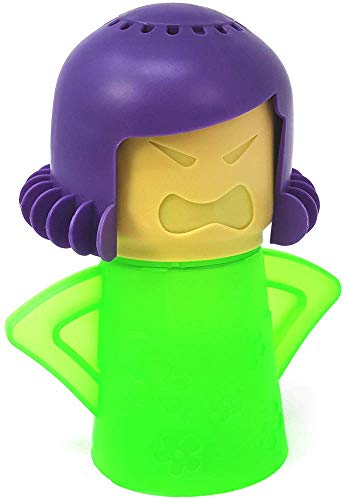 COM-FOUR® limpiador de microondas"suegra malvada" - divertido gadget de cocina"Mama" para cada hogar - limpiador para microondas - regalo divertido