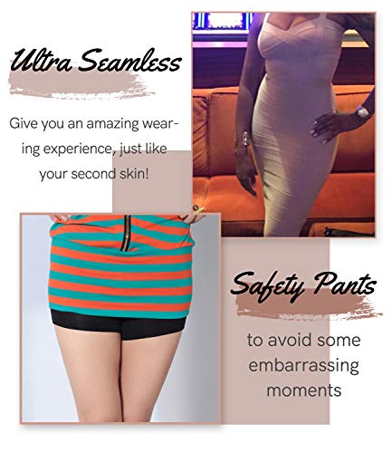 COMFREE Bragas PantalóN Antirozaduras Braguitas Ultra Finos Faja Moldeador Anti Rozaduras Boyshorts Body Shaper Mujer sin Costura Beige XL