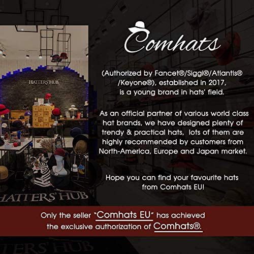 Comhats Mujer Sol Verano Algodón Sombrero De ala Ancha Tapa Abatible UPF 50 + Barbilla Manera Gorro Beige L