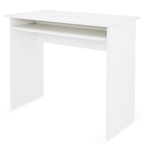 COMIFORT Mesa de Ordenador con Bandeja Extraíble - Escritorio Robusto de Estilo Moderno y Minimalista, para Despacho o Sala de Estudio, Color Nordic