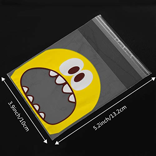 Comius Bolsa De Dulces, 400 Pcs Bolsitas Caramelos Plástico Celofán Autoadhesivas Bolsas Galletas Para Regalo Dulces Fiesta Navidad Cumpleaños DIY Regalo Bolsa (10 Centimeter × 10 Centimeter)