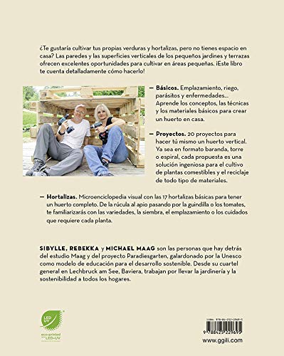 Cómo construir un huerto vertical. 20 proyectos para minijardines comestibles (GGDiy)